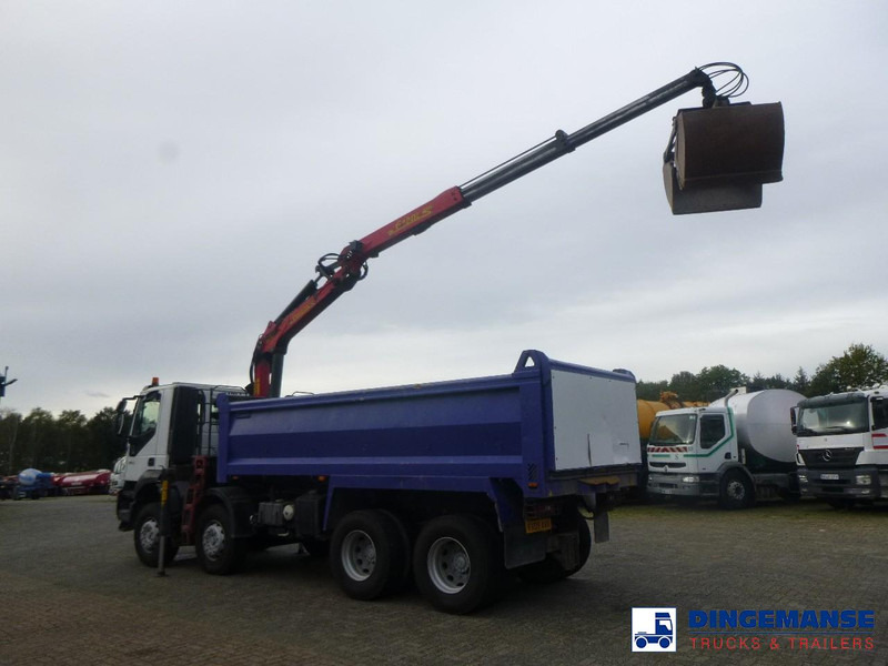 Iveco AD340T36 8x4 RHD tipper + Palfinger E120 plus + grapple - Kravas auto ar manipulatoru: foto 3 Iveco AD340T36 8x4 RHD tipper + Palfinger E120 plus + grapple - Kravas auto ar manipulatoru: foto 3