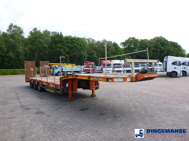 KING 3-axle semi-lowbed trailer 44T + ramps - Puspiekabe zema profila platforma: foto 2 KING 3-axle semi-lowbed trailer 44T + ramps - Puspiekabe zema profila platforma: foto 2