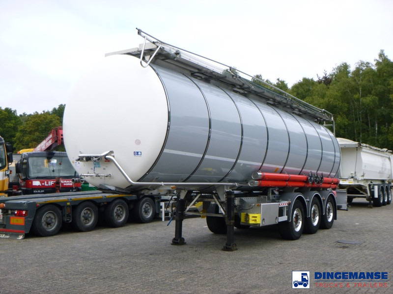 Kässbohrer Chemical tank inox L4BH 37.5 m3 / 1 comp - Puspiekabe cisterna: foto 1 Kässbohrer Chemical tank inox L4BH 37.5 m3 / 1 comp - Puspiekabe cisterna: foto 1