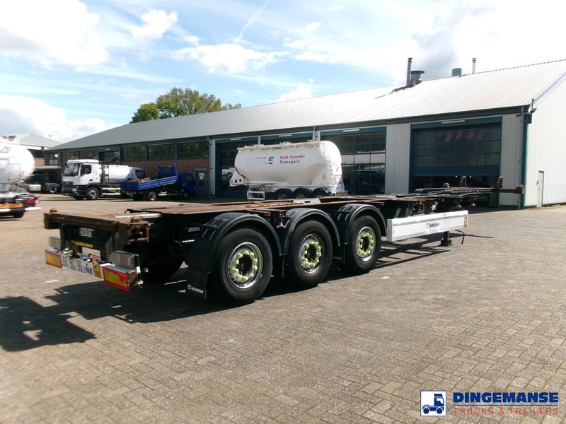 Krone 3-axle container trailer 20-30-40-45 ft DA08LNA - Puspiekabe noņemamā virsbūve/ Konteineru vedējs: foto 4 Krone 3-axle container trailer 20-30-40-45 ft DA08LNA - Puspiekabe noņemamā virsbūve/ Konteineru vedējs: foto 4