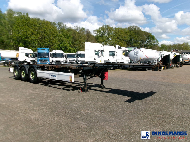 Krone 3-axle container trailer 20-30-40-45 ft DA08LNA - Puspiekabe noņemamā virsbūve/ Konteineru vedējs: foto 2 Krone 3-axle container trailer 20-30-40-45 ft DA08LNA - Puspiekabe noņemamā virsbūve/ Konteineru vedējs: foto 2