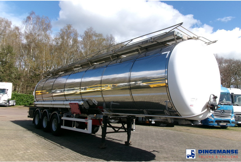 LAG Chemical tank inox 37.5 m3 / 1 comp + pump - Puspiekabe cisterna: foto 2 LAG Chemical tank inox 37.5 m3 / 1 comp + pump - Puspiekabe cisterna: foto 2