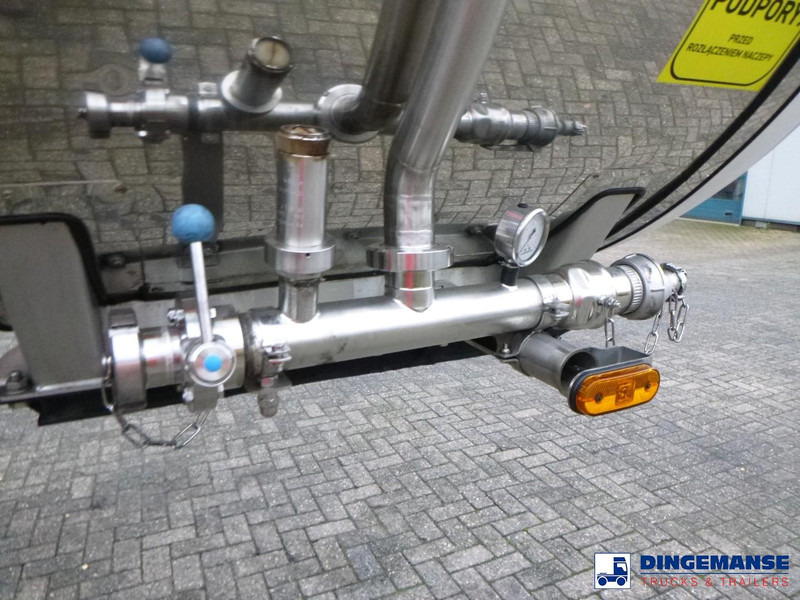 Puspiekabe cisterna LAG Food tank inox 32 m3 / 3 comp + pump: foto 17