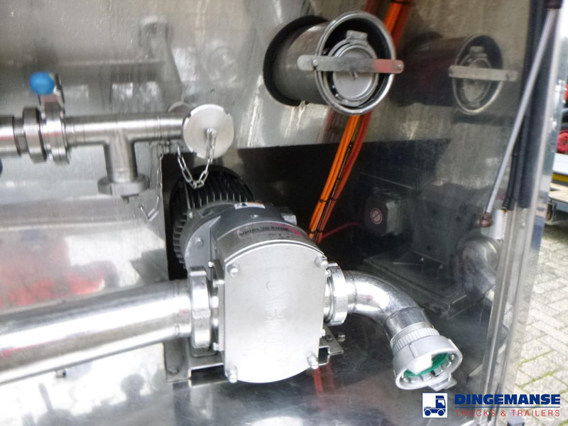 Puspiekabe cisterna LAG Food tank inox 32 m3 / 3 comp + pump: foto 11