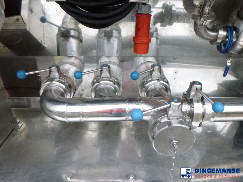 Puspiekabe cisterna LAG Food tank inox 32 m3 / 3 comp + pump: foto 12