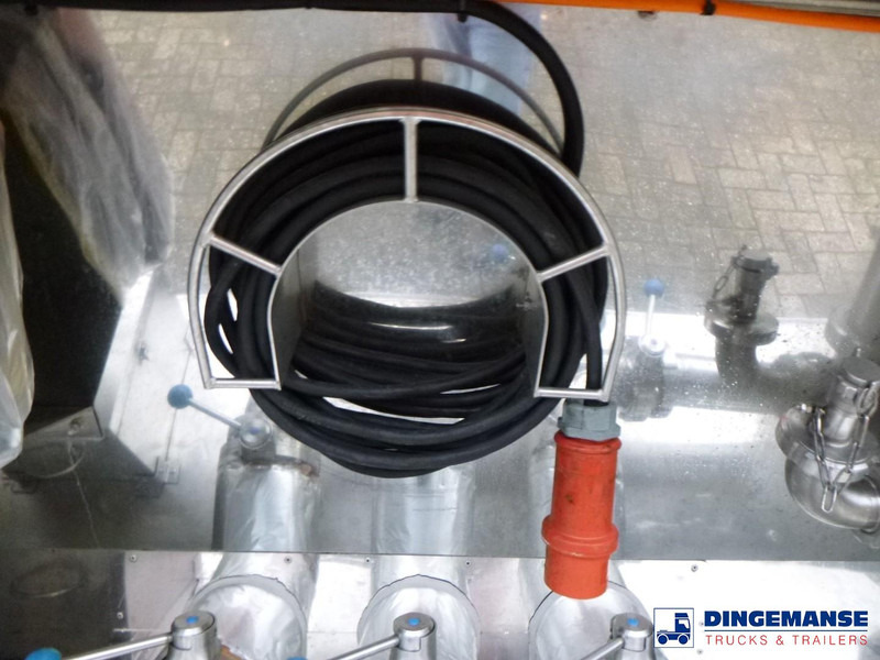 Puspiekabe cisterna LAG Food tank inox 32 m3 / 3 comp + pump: foto 13