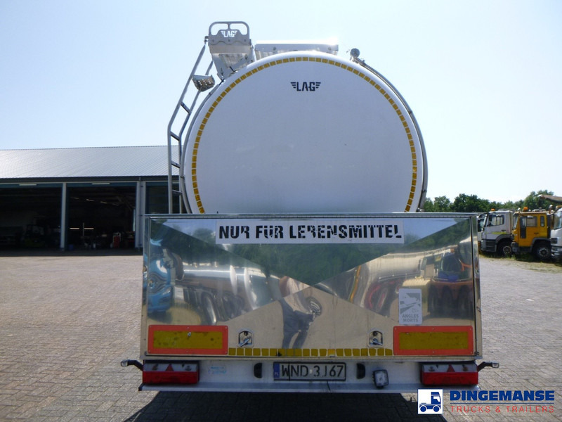 LAG Food tank inox 32 m3 / 3 comp + pump - Puspiekabe cisterna: foto 5 LAG Food tank inox 32 m3 / 3 comp + pump - Puspiekabe cisterna: foto 5
