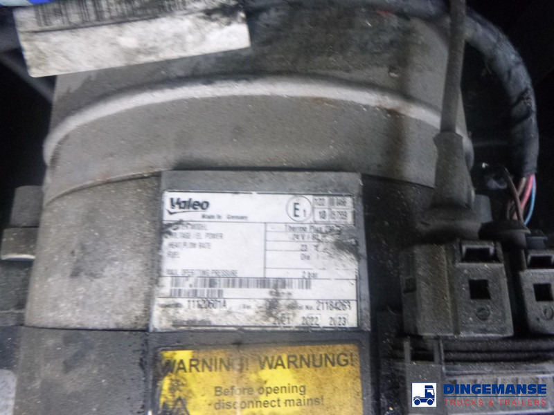 Puspiekabe cisterna LAG Food tank inox 32m3 / 3 comp + pump + steam heating + webasto: foto 14