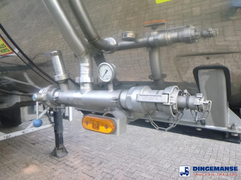 Puspiekabe cisterna LAG Food tank inox 32m3 / 3 comp + pump + steam heating + webasto: foto 15