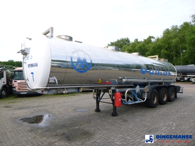 MAISONNEUVE Chemical tank inox 26 m3 / 1 comp - Puspiekabe cisterna: foto 1 MAISONNEUVE Chemical tank inox 26 m3 / 1 comp - Puspiekabe cisterna: foto 1
