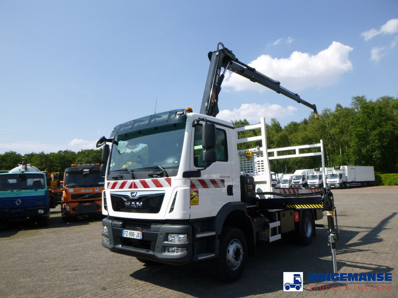 MAN TGM 15.290 4x2 + HIAB 092 B3 HIDUO - Kravas auto ar manipulatoru: foto 1 MAN TGM 15.290 4x2 + HIAB 092 B3 HIDUO - Kravas auto ar manipulatoru: foto 1