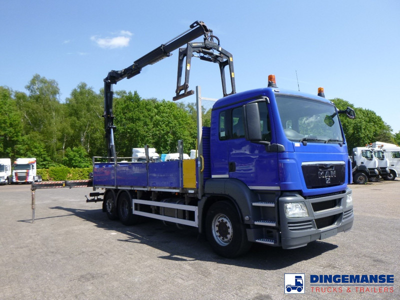 MAN TGS 26.360 6X2 RHD + HMF 1420-K2 + grapple - Kravas auto ar manipulatoru: foto 2 MAN TGS 26.360 6X2 RHD + HMF 1420-K2 + grapple - Kravas auto ar manipulatoru: foto 2