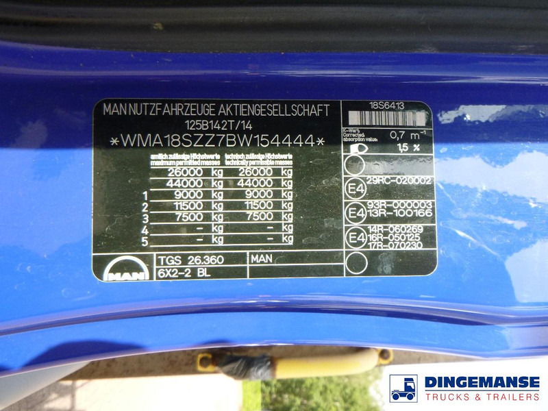 Kravas auto ar manipulatoru MAN TGS 26.360 6x2 RHD + HMF 1420 K2: foto 14