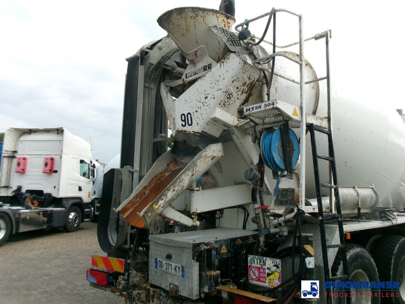 Betonvedējs MAN TGS 32.360 8X4 Euro 6 Liebherr concrete mixer 8 m3 + belt: foto 11