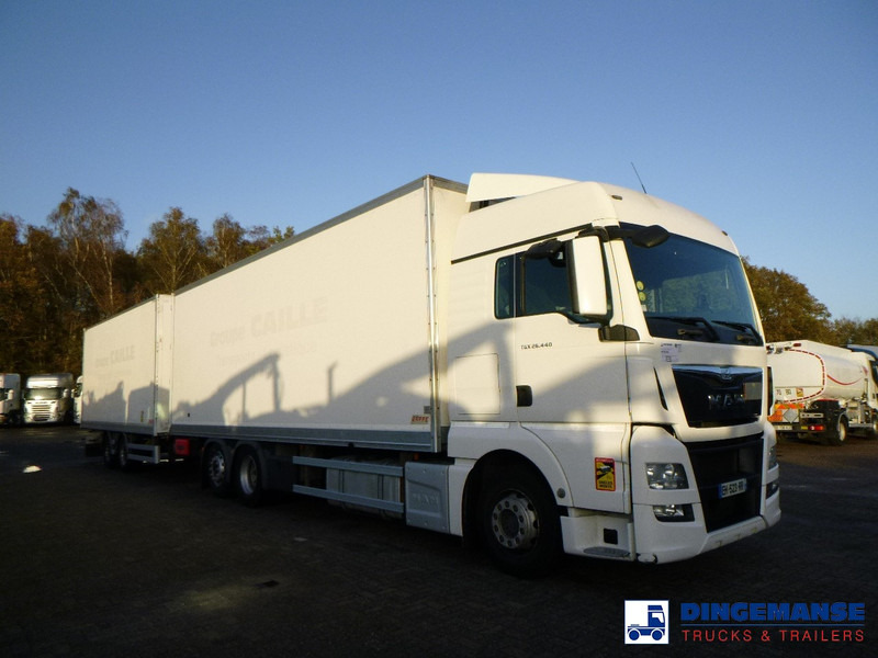 MAN TGX 26.440 6X2 high volume + Fruehauf closed box trailer - Kravas automašīna ar slēgto virsbūvi: foto 2 MAN TGX 26.440 6X2 high volume + Fruehauf closed box trailer - Kravas automašīna ar slēgto virsbūvi: foto 2