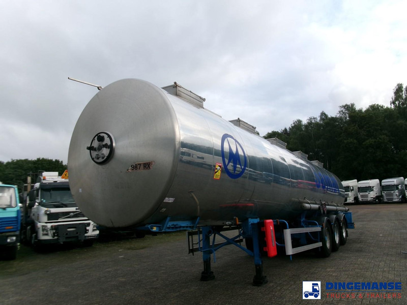 Magyar Chemical tank inox 32.5m3 / 1 comp - Puspiekabe cisterna: foto 1 Magyar Chemical tank inox 32.5m3 / 1 comp - Puspiekabe cisterna: foto 1