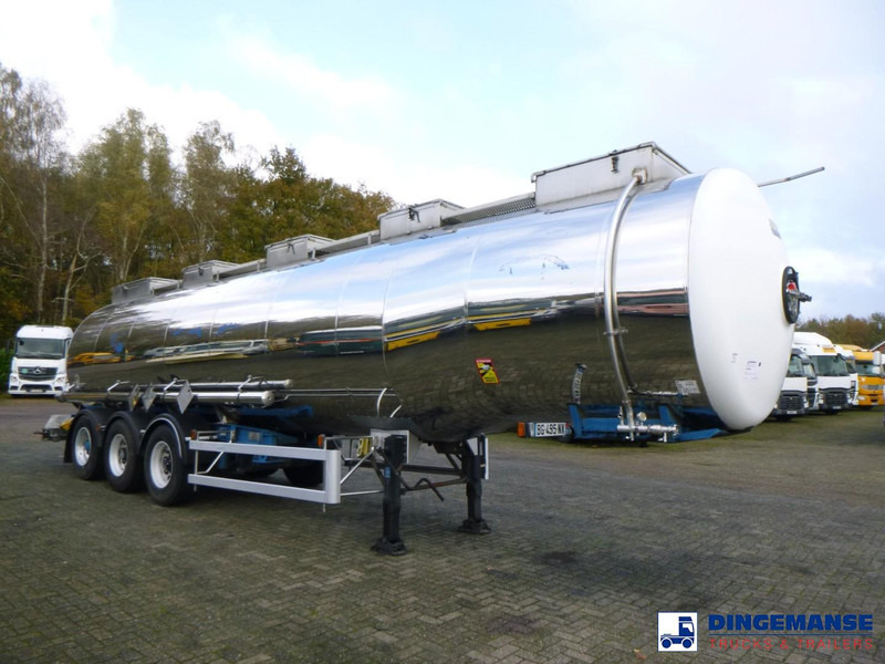 Magyar Chemical tank inox L4BH 32.8 m3 / 1 comp - Puspiekabe cisterna: foto 2 Magyar Chemical tank inox L4BH 32.8 m3 / 1 comp - Puspiekabe cisterna: foto 2