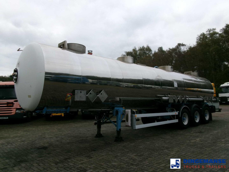 Magyar Chemical tank inox L4BH 33.5 m3 / 3 comp - Puspiekabe cisterna: foto 1 Magyar Chemical tank inox L4BH 33.5 m3 / 3 comp - Puspiekabe cisterna: foto 1
