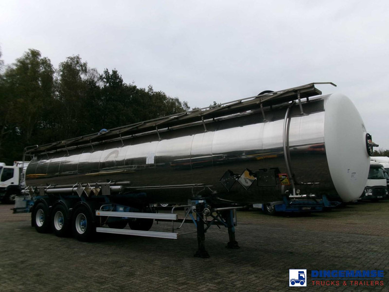 Magyar Chemical tank inox L4BH 33.5 m3 / 3 comp - Puspiekabe cisterna: foto 2 Magyar Chemical tank inox L4BH 33.5 m3 / 3 comp - Puspiekabe cisterna: foto 2