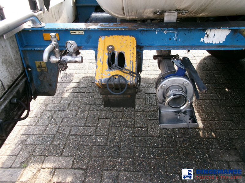 Puspiekabe cisterna Magyar Chemical tank inox L4BH 34 m3 / 1 comp: foto 7