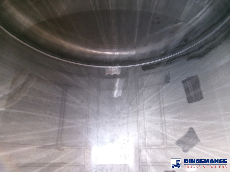 Puspiekabe cisterna Magyar Chemical tank inox L4BH 34 m3 / 1 comp: foto 14