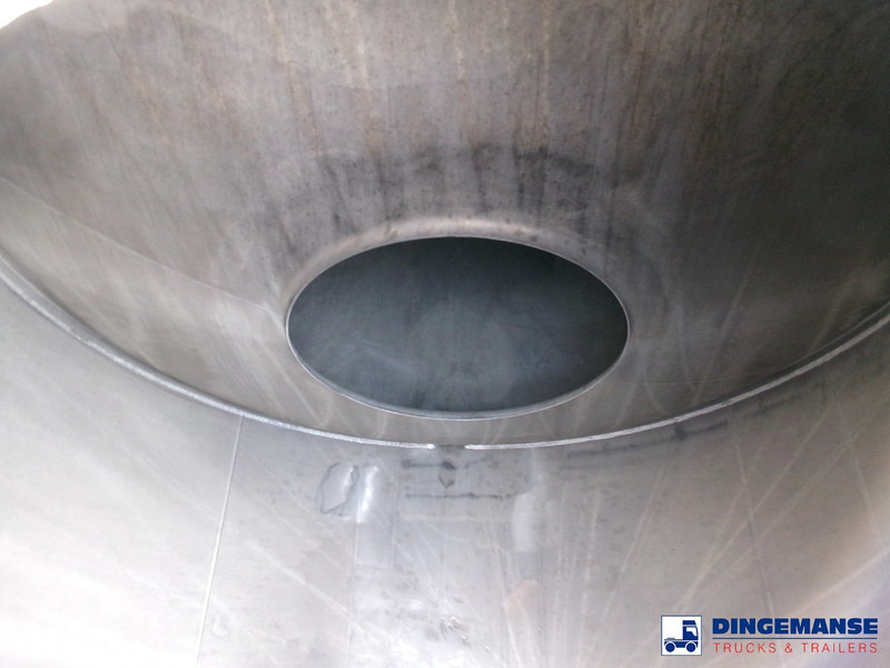 Puspiekabe cisterna Magyar Chemical tank inox L4BH 34 m3 / 1 comp: foto 18