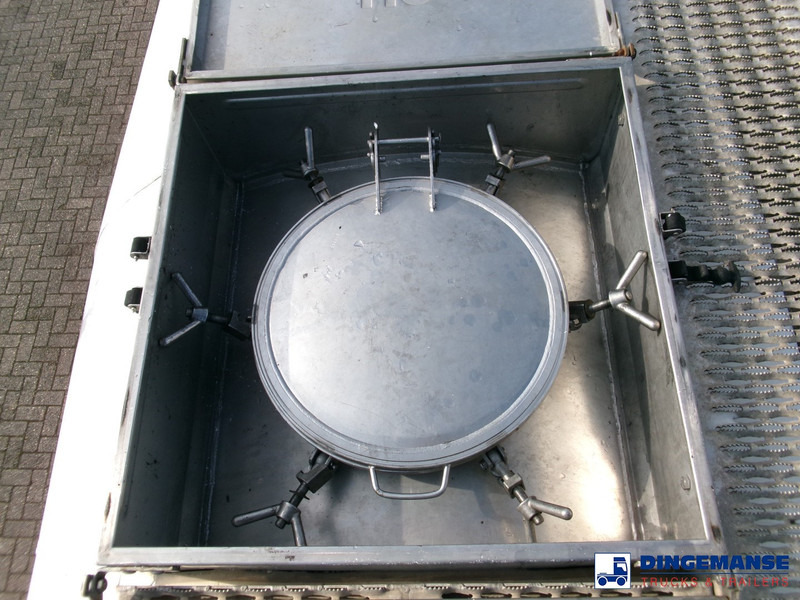 Puspiekabe cisterna Magyar Chemical tank inox L4BH 34 m3 / 1 comp: foto 16
