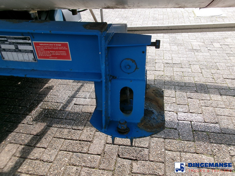 Puspiekabe cisterna Magyar Chemical tank inox L4BH 34 m3 / 1 comp: foto 6
