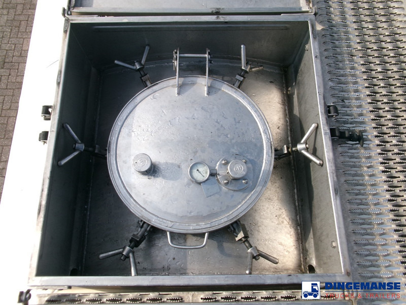 Puspiekabe cisterna Magyar Chemical tank inox L4BH 34 m3 / 1 comp: foto 19