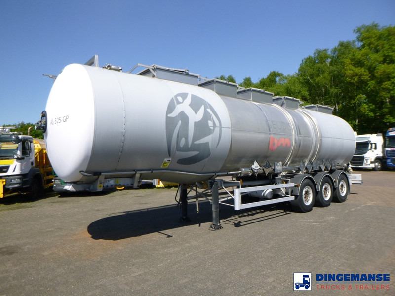 Piekabe cisterna Magyar Chemical tank inox L4BH 44.5 m3 / 3 comp: foto 1