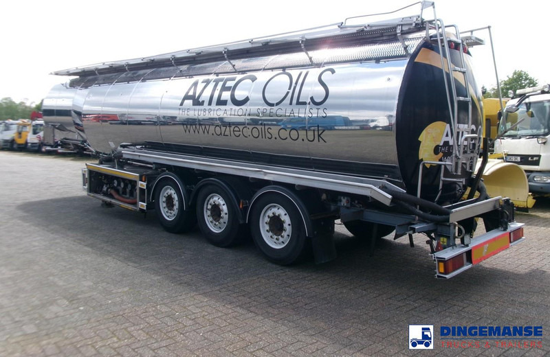 Magyar Heavy oil tank inox 37 m3 / 5 comp + pump - Puspiekabe cisterna: foto 3 Magyar Heavy oil tank inox 37 m3 / 5 comp + pump - Puspiekabe cisterna: foto 3