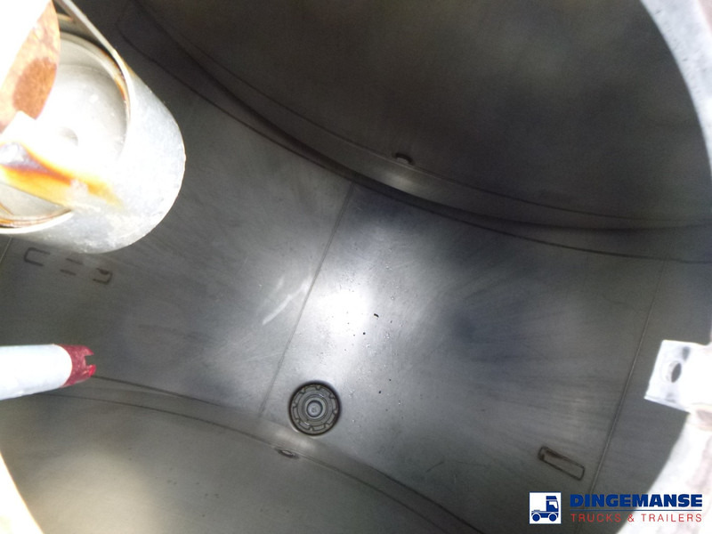 Puspiekabe cisterna Magyar S34SD1A // Fuel tank inox 38.4 m 3 / 8comp: foto 18