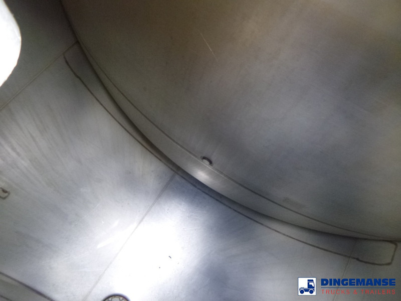 Puspiekabe cisterna Magyar S34SD1A // Fuel tank inox 38.4 m 3 / 8comp: foto 19
