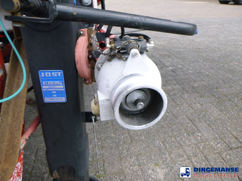 Puspiekabe cisterna Magyar S34SD1A // Fuel tank inox 38.4 m 3 / 8comp: foto 11