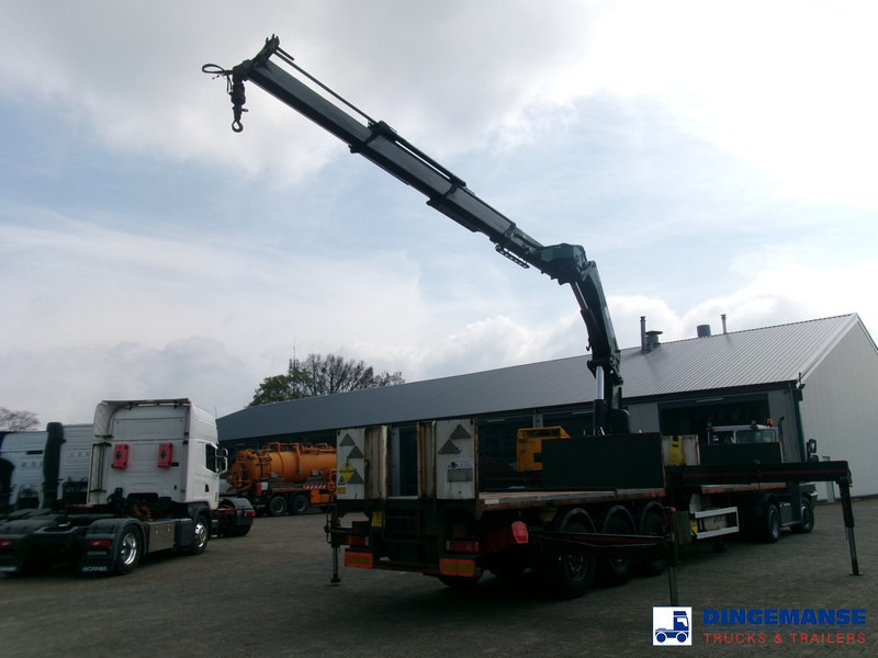 Massey Platform trailer + HMF 4720 K3 crane - Bortu kravas automašīna/ Platforma, Kravas auto ar manipulatoru: foto 4 Massey Platform trailer + HMF 4720 K3 crane - Bortu kravas automašīna/ Platforma, Kravas auto ar manipulatoru: foto 4