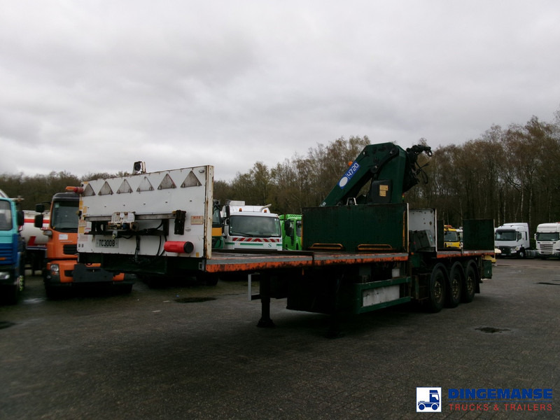 Massey Platform trailer + HMF 4720 K3 crane - Bortu kravas automašīna/ Platforma, Kravas auto ar manipulatoru: foto 5 Massey Platform trailer + HMF 4720 K3 crane - Bortu kravas automašīna/ Platforma, Kravas auto ar manipulatoru: foto 5