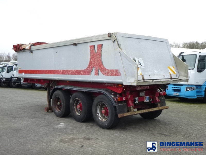 Meierling Tipper trailer alu 21 m3 + tarpaulin - Puspiekabe pašizgāzējs: foto 4 Meierling Tipper trailer alu 21 m3 + tarpaulin - Puspiekabe pašizgāzējs: foto 4