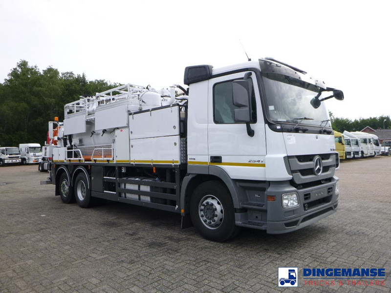 Asenizācijas mašīna Mercedes-Benz Actros 2541 6x2 RHD E5 Huwer vacuum tank / hydrocureur 12 m3: foto 6