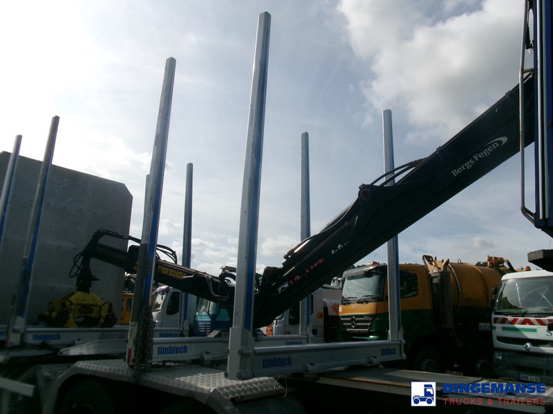 Kokvedējs, Kravas auto ar manipulatoru Mercedes-Benz Actros 2663 6x4 Euro 6 loglift F96 crane timber truck: foto 9