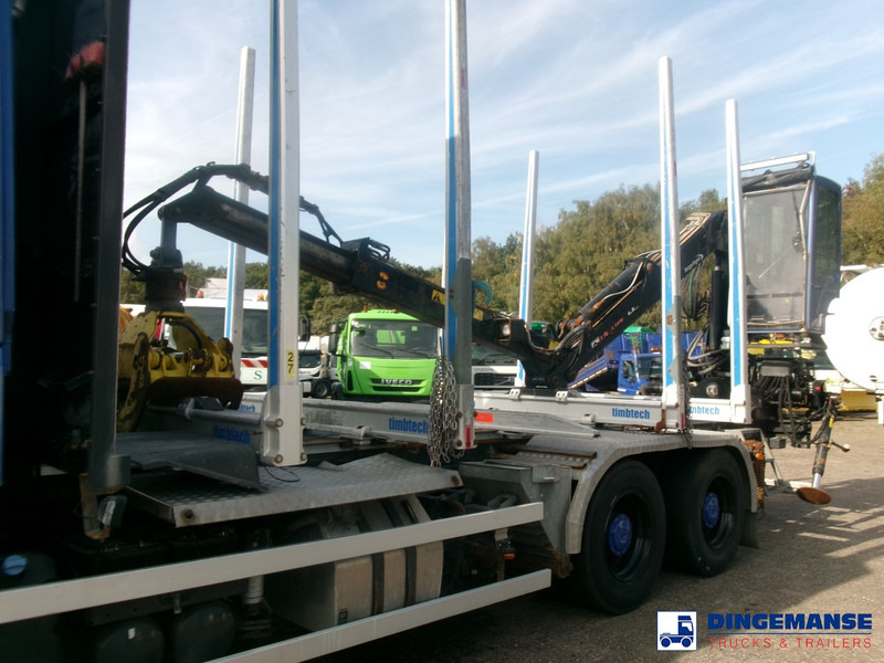 Interior photo 1: Kokvedējs, Kravas auto ar manipulatoru Mercedes-Benz Actros 2663 6x4 Euro 6 loglift F96 crane timber truck