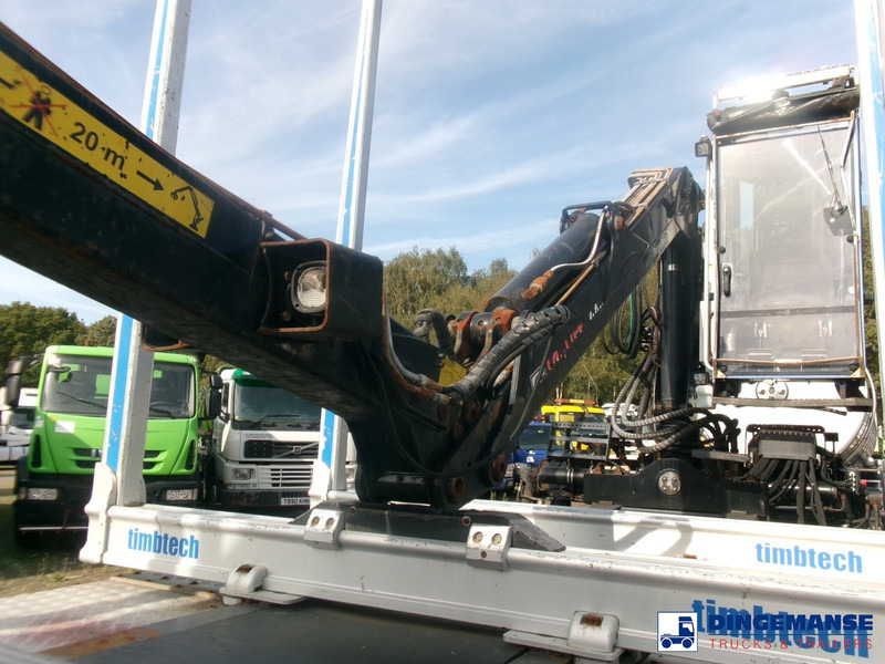 Kokvedējs, Kravas auto ar manipulatoru Mercedes-Benz Actros 2663 6x4 Euro 6 loglift F96 crane timber truck: foto 6