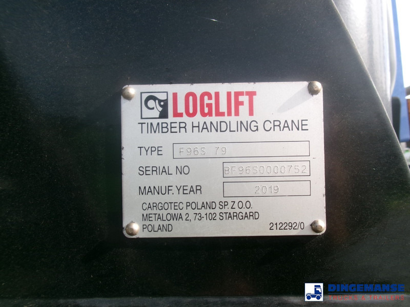 Kokvedējs, Kravas auto ar manipulatoru Mercedes-Benz Actros 2663 6x4 Euro 6 loglift F96 crane timber truck: foto 13