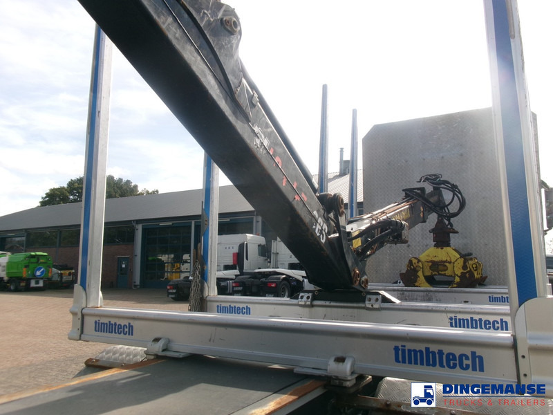Kokvedējs, Kravas auto ar manipulatoru Mercedes-Benz Actros 2663 6x4 Euro 6 loglift F96 crane timber truck: foto 12