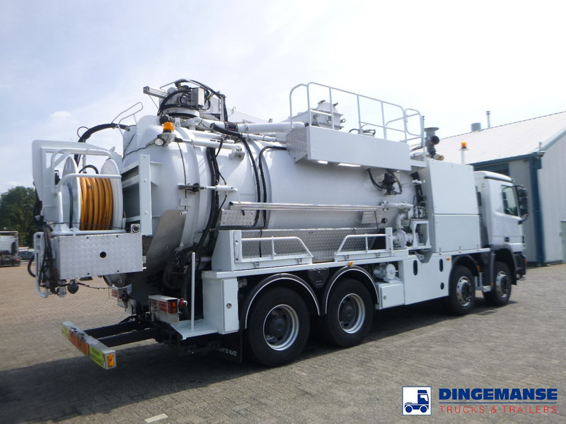 Mercedes-Benz Actros 3241 8x4 RHD Huwer vacuum tank / hydrocureur 15 m3 - Asenizācijas mašīna: foto 3 Mercedes-Benz Actros 3241 8x4 RHD Huwer vacuum tank / hydrocureur 15 m3 - Asenizācijas mašīna: foto 3