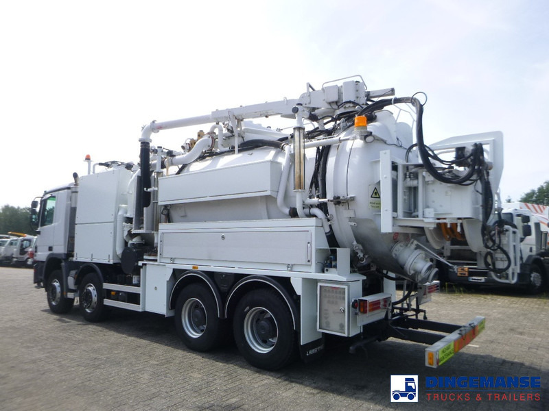 Mercedes-Benz Actros 3241 8x4 RHD Huwer vacuum tank / hydrocureur 15 m3 - Asenizācijas mašīna: foto 4 Mercedes-Benz Actros 3241 8x4 RHD Huwer vacuum tank / hydrocureur 15 m3 - Asenizācijas mašīna: foto 4