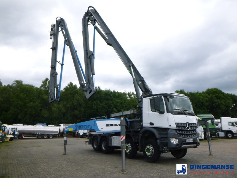 Betona sūknis Mercedes-Benz Arocs 8x4 Liebherr 35 XXT concrete pump 35 m: foto 8