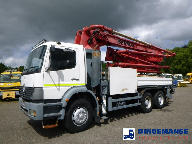 Mercedes-Benz Atego 6x4 Sermac SCL120 concrete pump - Betona sūknis: foto 1 Mercedes-Benz Atego 6x4 Sermac SCL120 concrete pump - Betona sūknis: foto 1