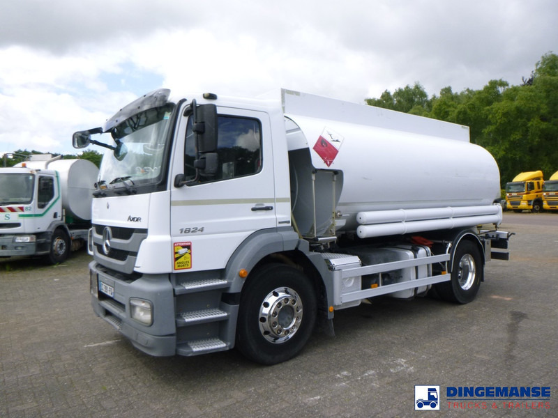 Mercedes-Benz Axor 1824 4x2 fuel tank 14.3 m3 / 4 comp - Autocisterna: foto 1 Mercedes-Benz Axor 1824 4x2 fuel tank 14.3 m3 / 4 comp - Autocisterna: foto 1