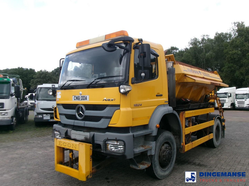 Mercedes-Benz Axor 1824 4x4 RHD salt spreader / gritter - Sniega novākšanas tehnika: foto 1 Mercedes-Benz Axor 1824 4x4 RHD salt spreader / gritter - Sniega novākšanas tehnika: foto 1