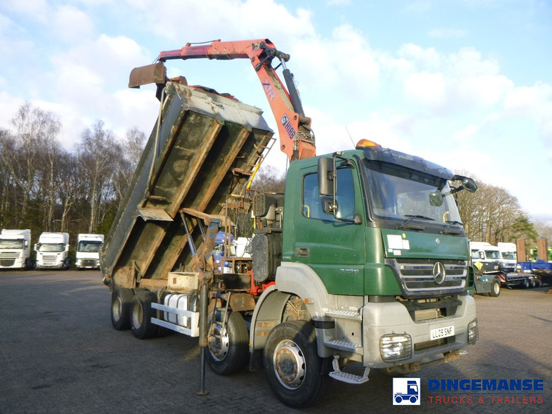 Mercedes-Benz Axor 3236 8x4 RHD tipper + Hiab 1283 DK-2 Duo - Kravas auto ar manipulatoru: foto 2 Mercedes-Benz Axor 3236 8x4 RHD tipper + Hiab 1283 DK-2 Duo - Kravas auto ar manipulatoru: foto 2